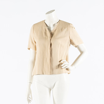 MAX MARA, Jacka i linnemix, storlek 42, omkring 2000.