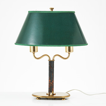 JOSEF FRANK. bordslampa, Firma Svenskt Tenn, mässing, m...
