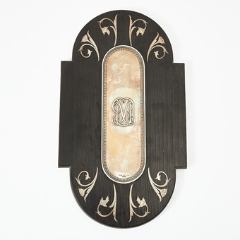 ATELIER BORGILA. Bordsplaceringstavla, sterlingsilver, ...