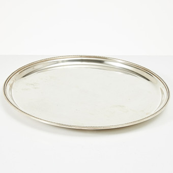 ERIK FLEMING. Bricka, sterlingsilver, Atelier Borgila, ...