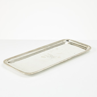 ERIK FLEMING. Bricka, sterlingsilver, Atelier Borgila, ...
