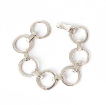 SVEN-ERIK HÖGBERG, armlänk, silver, Göteborg, 1968.