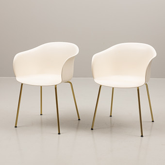 KARMSTOLAR, 2 st, "Elefy JH28", metall och plast (PP), ...
