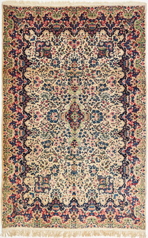 ORIENTMATTA, Kirman, pastellfärger, semiantik, ca 283x1...