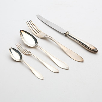BESTICKUPPSÄTTNING, 54 delar, silver, bl.a. Markströms ...