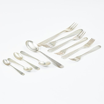 ATELIER BORGILA. Bestick, 37 dlr, silver, Stockholm oli...