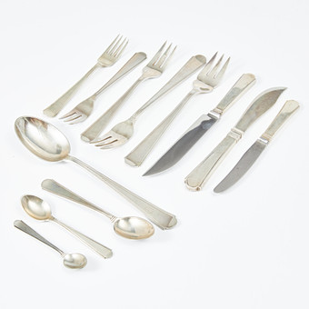 ATELIER BORGILA, bestick, 24 dlr, silver, Stockholm oli...