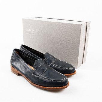LOTTUSSE, skor, loafers, "Portofino", skinn, 37.