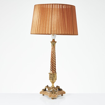 BORDSLAMPA, empirestil, 1900-talets senare del, fot och...