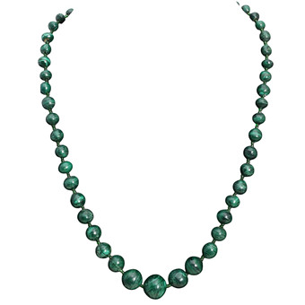 Collar de malaquita.