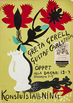 GRETA GERELL, GUSTAF CARLSTRÖM. Förlaga till konstutstä...
