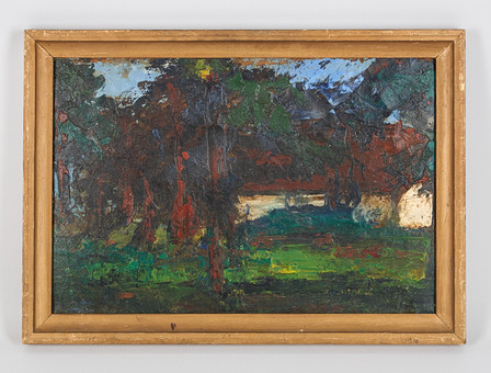 MANÉ-KATZ (1894-1962). Tillskriven. Landskap, signerad,...
