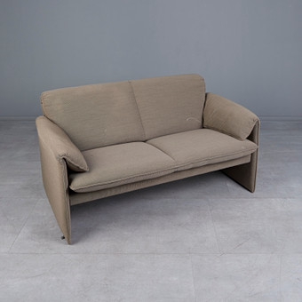 Leolux, Sofa, 2 Sitzer, Textil, Taupe.