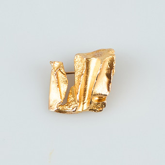 BJÖRN WECKSTRÖM. BROSCH, 14K guld, Lapponia, 1970-tal.