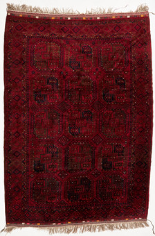 ORIENTMATTA. Afghan, semiantik, ull, ca 318x220 cm..
