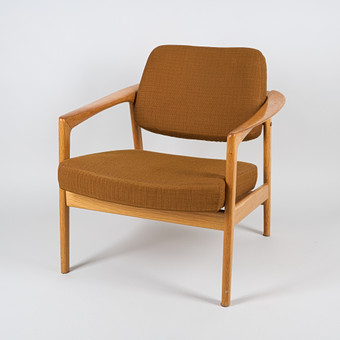 FOLKE OHLSSON. Fåtölj, "Ascot", Dux, 1950-tal.