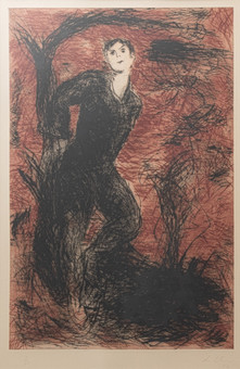 SANDRO CHIA (ITALIEN, FÖDD 1946). Figurkomposition, etsning nr 5/25, signerad.