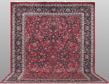 ORIENTMATTA. Meshed fine, 401 x 300 cm.
