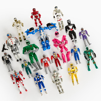 SAMLARFIGURER, 19 st, 1990/2000-tal, bland annat Lanard Toys och Bandai.