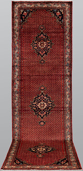ORIENTMATTA. Hamadan gallerimodell, 415 x 120 cm.