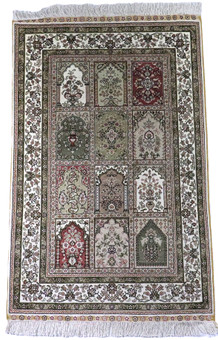 Tapis en soie - Chine, 2e moitié du 20e siècle, soie