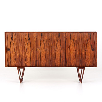 POUL HUNDEVAD. Sideboard, jakaranda. Danmark. 1960-tal.
