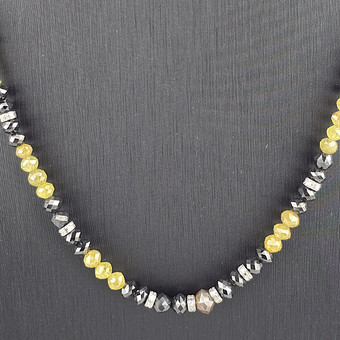 COLLIER DIAMANTS 58-60 CARATS.
