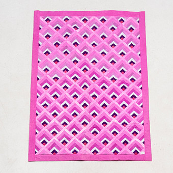 GUNNEL CARLSSON. Väggtäcke, batik,bomull, .märkt Gunnel Carlsson Original, Viksjö, ca 230x160 cm.