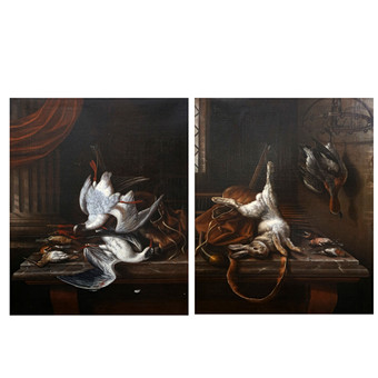 JACOB BALTIUS. Hunting still lifes.