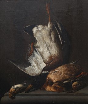 ATTRIBUTED TO JACOBUS VAN DER HAGEN. Still life with game.