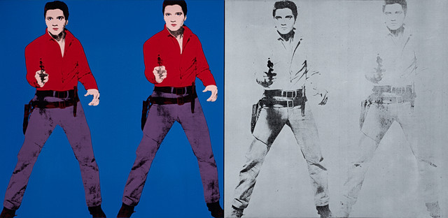 ANDY WARHOL (USA, 1928-1987). (efter), "Elvis I and II" (Art Gallery of Ontario Poster), färgserigrafi 1978.