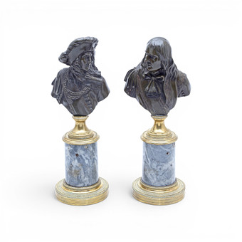 FRENCH SCHOOL, 19TH CENTURY. Busts.