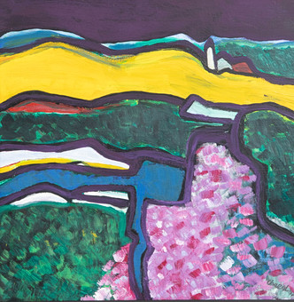 DOROTHEA CHAZAL (NÉE EN 1947). Floraison de colza.