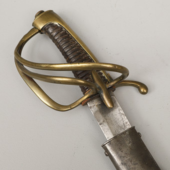 SABEL, m/1814. Med S.k. Helvigfäste. För dragonregemente.