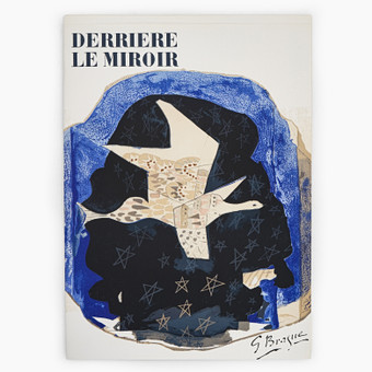 DERRIERE LE MIROIR, No 115, GEORGES BRAQUE (1882-1963) efter: "Les étoiles", häfte, signerad i plåten, 1959, 9 st färglitografier efter, varav 1 dubbelsidig.