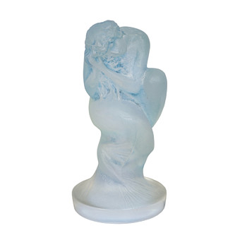 A RARE RENE LALIQUE SIRENE FROSTED GLASS FIGURE, CIRCA 1920.