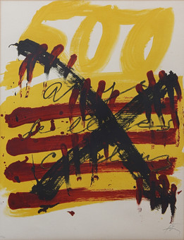 ANTONI TÀPIES. "500 Anys del Llibre en Català".
