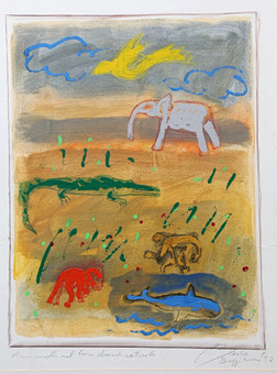 PAOLO BUGGIANI. "Animali nel loro elementi naturali".
