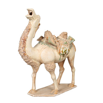 A CHINESE TANG STYLE SANCAI CAMEL.