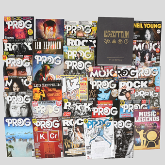 LED ZEPPELIN BY LED ZEPPELIN, AND RELATED MAGAZINES.