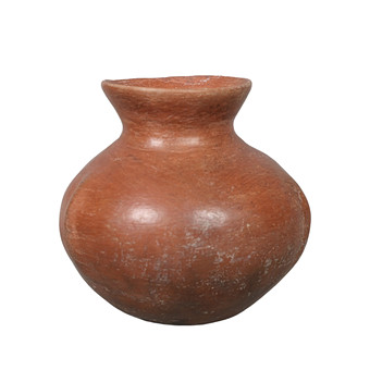 A PRE COLUMBIAN EARTHENWARE POTTERY VASE, MICHOACAN, 13TH - 15TH CENTURY AD.