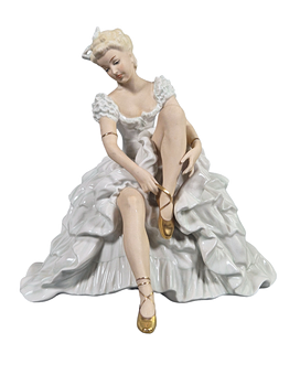 Ballerina, fabrieksmerk Schaubachkunst.