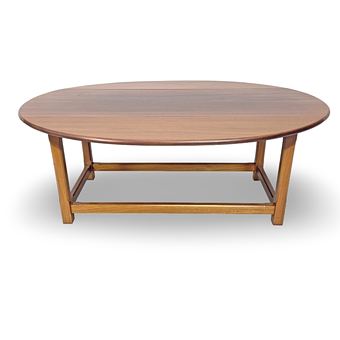 SOFFBORD, mahogny, så kallat "Hunting table", med klaffar.