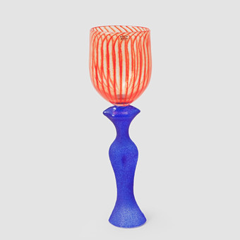 KJELL ENGMAN. Pokalglas, ur serien "Catwalk", Limited edition 300, Kosta Boda.