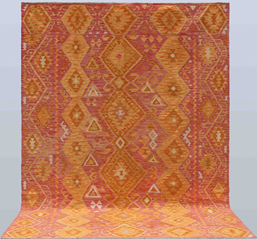 ORIENTMATTA, kelim, handvävd, klassisk design, ca 292 x 208 cm.