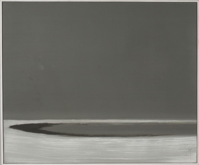 ARNE OLSSON. Strandlinje, olja på duk, monogramsignerad.