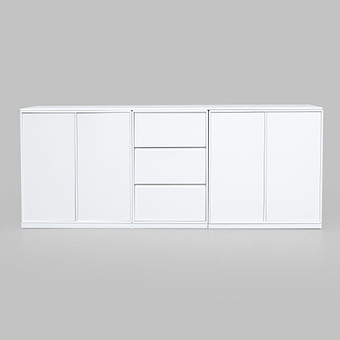 PETER J LASSEN. Sideboard, "Montana", 3 moduler och bänkskiva.