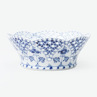 SKÅL, "Musselmalet", porslin, Royal Copenhagen.