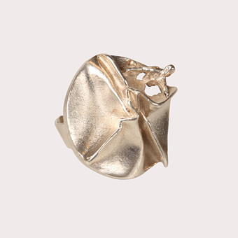 BJÖRN WECKSTRÖM. Ring, Sterlingsilver, "Jaaras Dream", Lapponia, Finland. 1971.