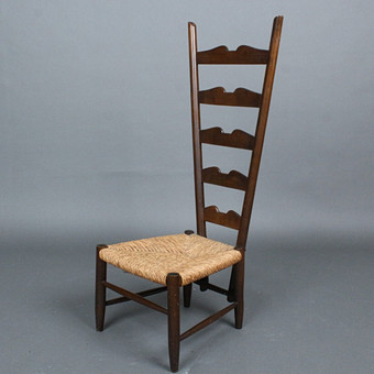 GIO PONTI。为Casa e Giardino设计，壁炉椅 / 扶手椅，型号'Fireside Chair'，为Casa e Giardino设计，1930年代。